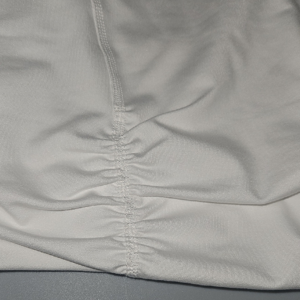 NWT Free People Movement White Sports Bra Size L - Picture 3 of 5